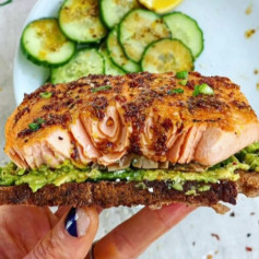 Honey-Mustard Salmon!😋🔥