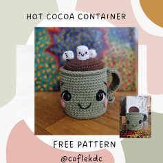 hot cocoa container free pattern