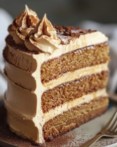 Irresistible Caramel Coffee Buttercream Cake 🎂☕Ingredients:For the Cake:2 cups all-purpo