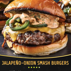 Jalapeño-Onion Smash Burgers