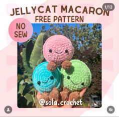 jellycat macaron free pattern