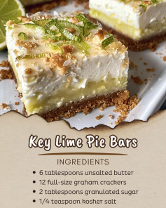 🥧 Key Lime Pie Bars 🥧