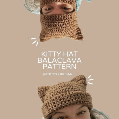 kitty hat balaclava pattern