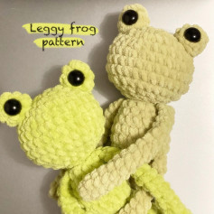 leggy frog pattern