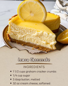 🍋 Lemon Cheesecake 🍋