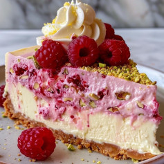 🍰🍋 Lemon Raspberry Cheesecake