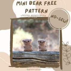 mini bear free pattern