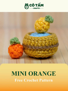 mini orange free crochet pattern