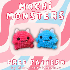 🩷MOCHI MONSTERS FREE PATTERN🩵