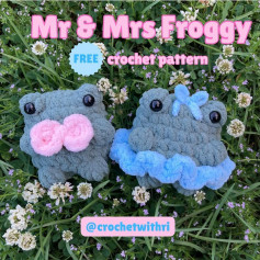 mr & mrs froggy free crochet pattern