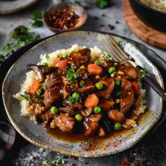 Mushroom Bourguignon