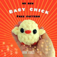 no sew baby chick free pattern