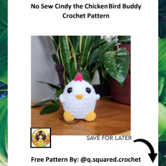 no sew cindy the chicken bird buddy crochet pattern