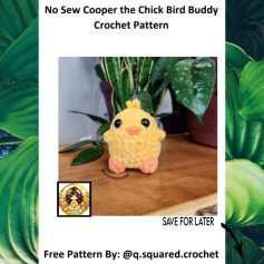 no sew cooper the chick bird buddy crochet pattern