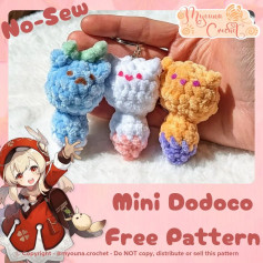 no sew mini dodoco free pattern