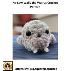 no sew wally the walrus crochet pattern