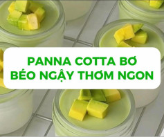 Panna Cotta Bơ - Hương Vị Mềm Mịn, Béo Ngậy 🍰💛