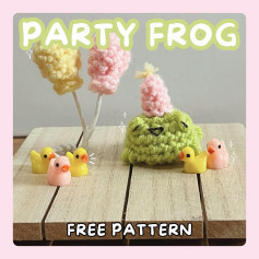 PARTY FROG PATTERN! 🎂