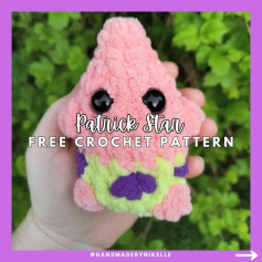 patrick star free crochet pattern