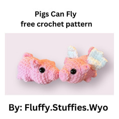 pigs can fly free crochet pattern