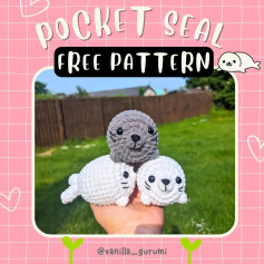 🦭Pocket Seal free pattern🦭