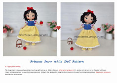 princess snow white doll pattern