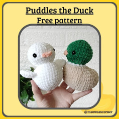 puddles the duck free pattern