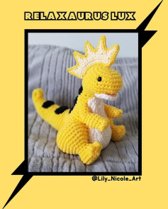 relaxaurus lux dragon crochet pattern