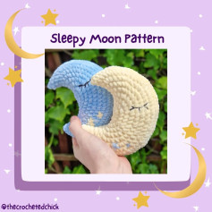 sleepy moon pattern