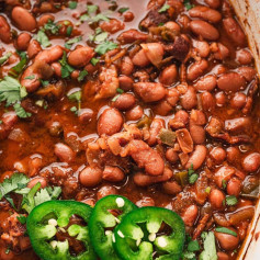 SLOW COOKER CHARRO BEANS⁠