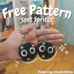 ✨️ Sootsprites Free Crochet Pattern ✨️