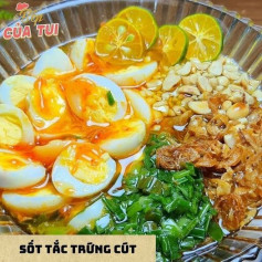 Sốt tắc trứng cút