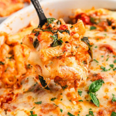 SPINACH BAKED ZITI