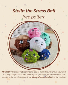 stella the stress ball free pattern