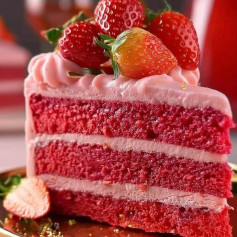 Strawberry Velvet Cake