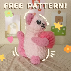 🐁 STUART THE MOUSE FREE PATTERN❤️