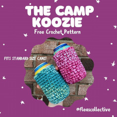 the camp koozie free crochet pattern