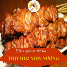 Thịt heo xiên nướng