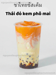 Trà Thái Đỏ Kem Phô Mai thơm ngon