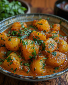 Traditional Indian Potato Curry🍛