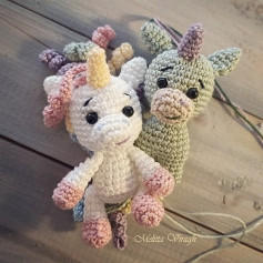 unicorn couple crochet pattern