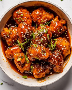 Vegan BBQ Glazed Cauliflower Wings 🌶️