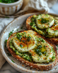 Vegan Halloumi & Avocado On Toast