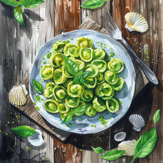 Vegan Herbed Mermaid Orecchiette