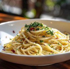 Vegan Spaghetti Aglio e Olio Vegan