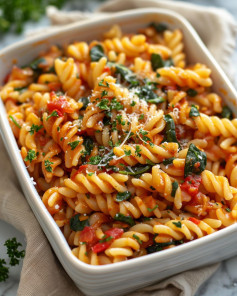 Vegan Spinach & Tomato Pasta🍝