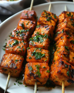 Vegan Tandoori Tofu Skewers🍢