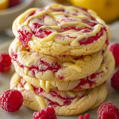 White Chocolate Raspberry Cookies