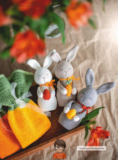 AMIGURUMI PASCUA Creados por Dorogina toys 78 LABORES DEL HOGAR