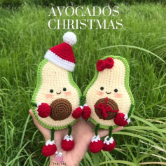 avocados christmas crochet pattern